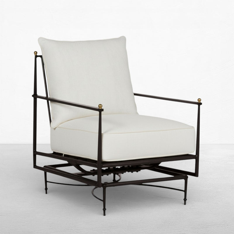 QS Roma Spring Lounge, Slate Gray/Bali Pearl