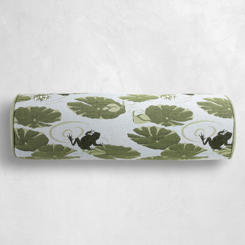 Ribbit Outdoor Bolster Pillow