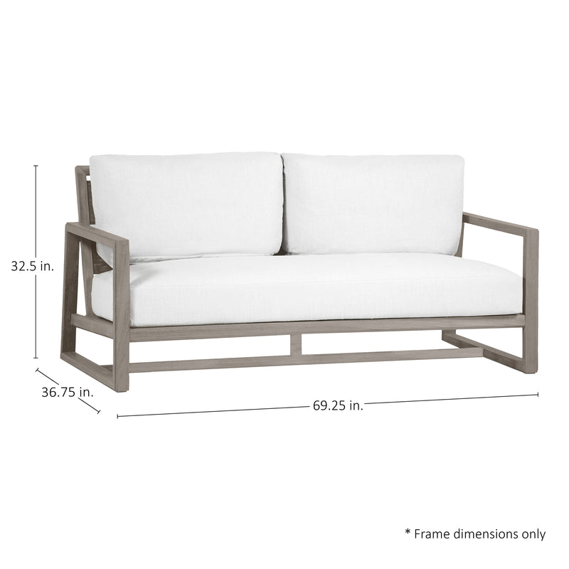 Avondale N-Dura Wood Outdoor Loveseat