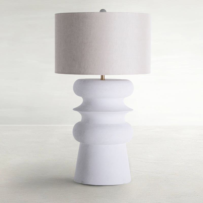 Claudius Table Lamp - White