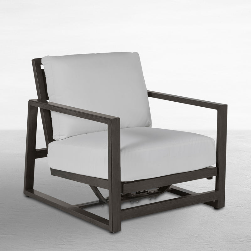 Avondale Aluminum Outdoor Spring Lounge Chair