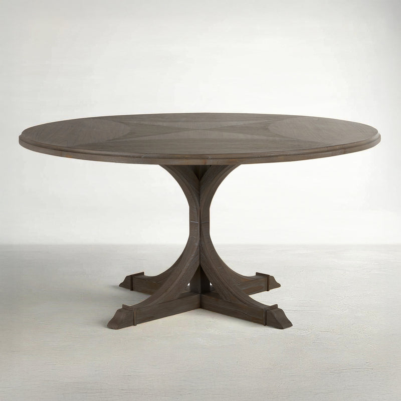 Adams Round Dining Table - Dark