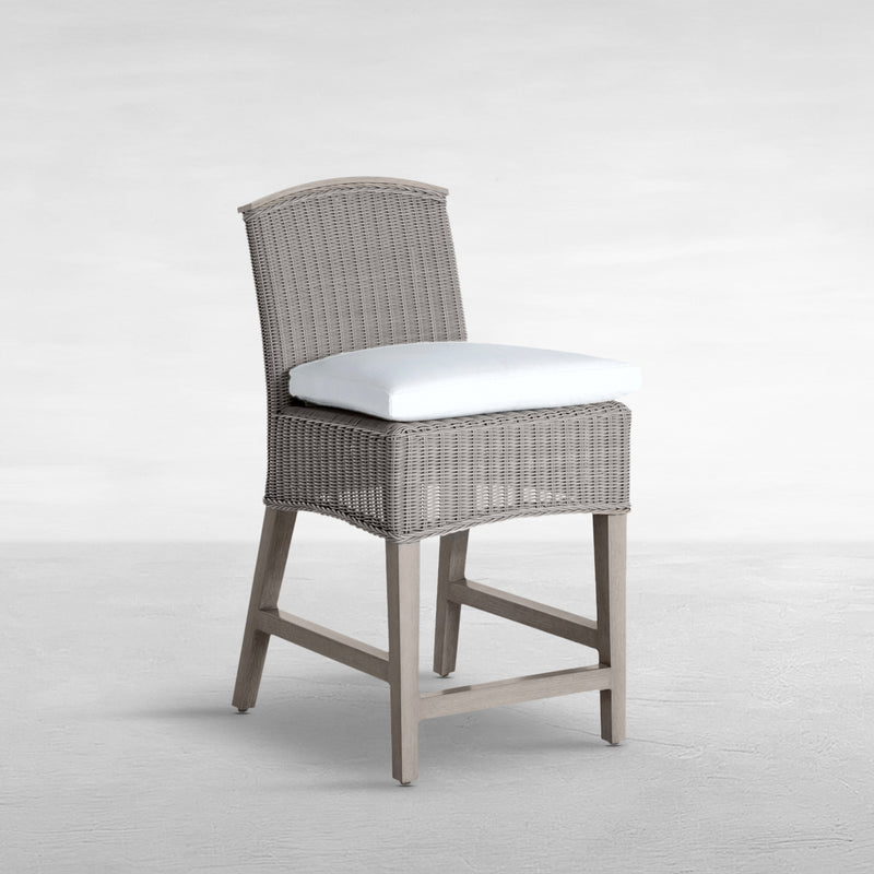 Astoria Resin Wicker Outdoor Counter Stool