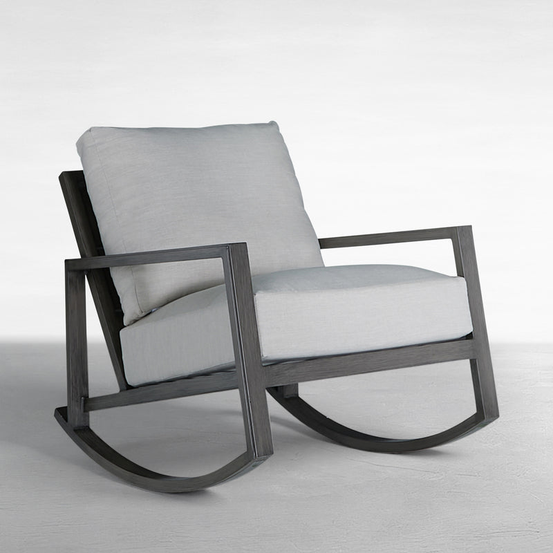 Avondale Aluminum Outdoor Lounge Rocker Chair