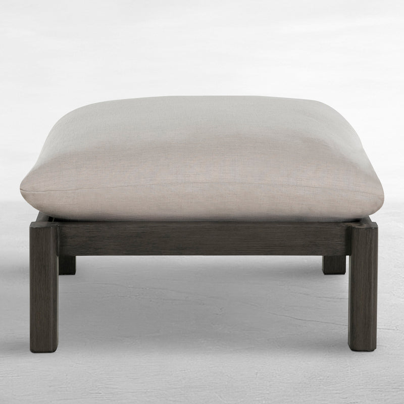 Monterey Aluminum Outdoor Woven Ottoman
