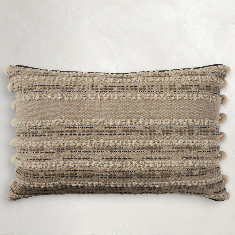 Blanket Stripe Indoor Lumbar Pillow