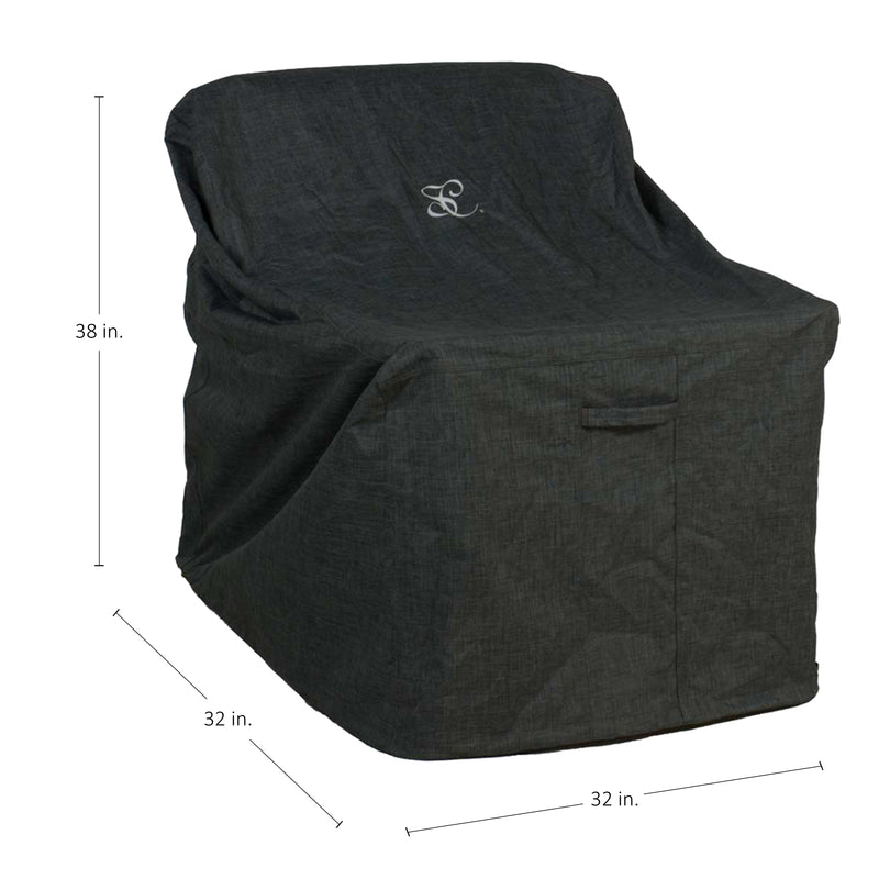 Mid Back Lounge Chair Cover