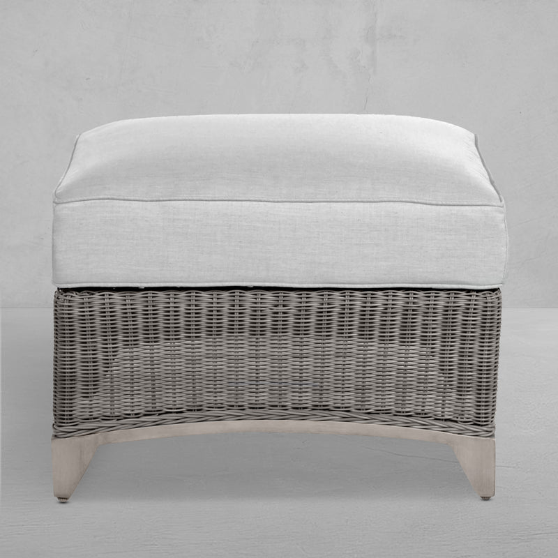Astoria N-Dura Resin Wicker Outdoor Woven Ottoman