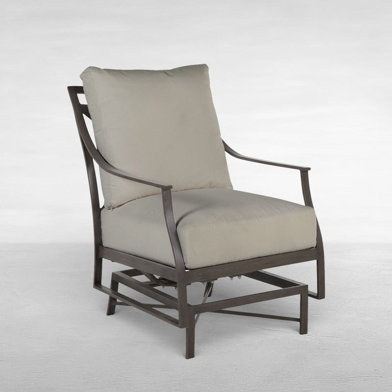 QS Monaco Spring Lounge, Slate Gray-Linen Dove