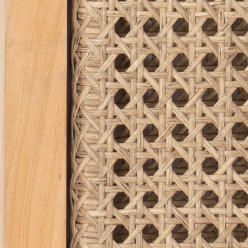 Natural Teak/Raffia