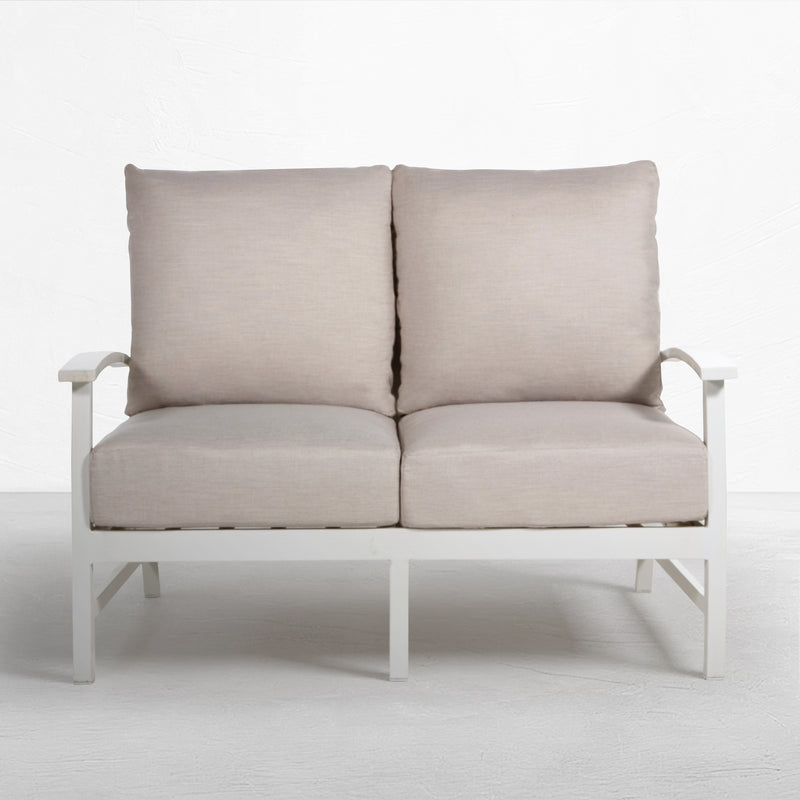 Charleston Aluminum Outdoor Loveseat